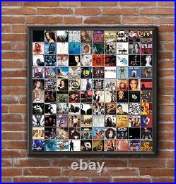 100 Best Artists of All Time Rolling Stones Poster Print Christmas Gift