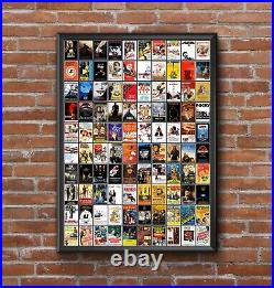 100 Best Artists of All Time Rolling Stones Poster Print Christmas Gift