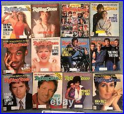 109 assorted Rolling Stone Magazines 1979-1984