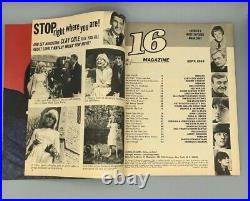 16 Magazine September 1965 The Beatles Beach Boys Rolling Stones