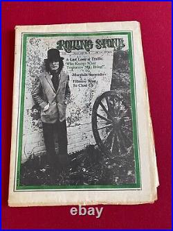 1969, Jim Morrison, Rolling Stone Magazine (No Label) Scarce / Vintage (Doors)