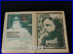 1971 August 5 ROLLING STONE MAGAZINE CLEAN / NRMT #88 Jim Morrison (A100)