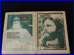 1971 August 5 ROLLING STONE MAGAZINE CLEAN / NRMT #88 Jim Morrison (MH126)