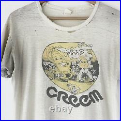 1972 CREEM Magazine Vintage Promo Tee Shirt Led Zeppelin Rolling Stones Dylan