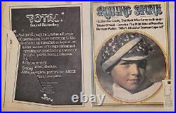 1973 Rolling Stone magazines lot 12 Elton John, Garfunkel, Rod Stewart, Allman
