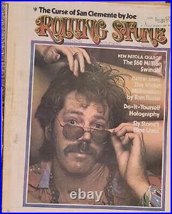 1973 Rolling Stone magazines lot 12 Elton John, Garfunkel, Rod Stewart, Allman