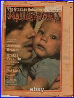 1974 Rolling Stone May 23-Jackson Browne Aretha Franklin Martha Reeves Starr