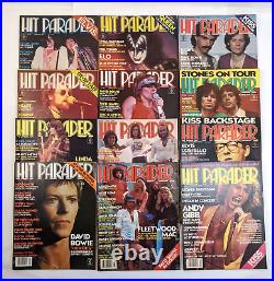 1978 Full Year HIT PARADER Magazine KISS, Bowie, Stones Rock and Roll History