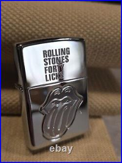 2003 Limited Edition Rolling Stones 40 Licks Tour Zippo Lighter