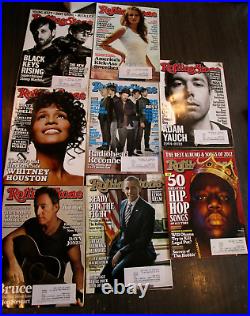 2012 Rolling Stone Magazines-Springsteen, Whitney, Radiohead, Black Keys, etc