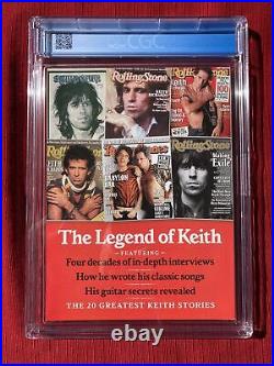 2023 Rolling Stone Keith Richards Music Legend 80th Birthday Magazine CGC 9.6