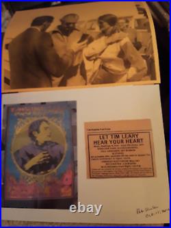 2-Lot! Timothy Leary L. A. Free Press + Rep. Of Tim Signed by Editor ART KUNKIN