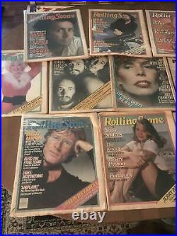 30 ROLLING STONE MAGS 1979 / 1980 rare