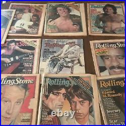 30 ROLLING STONE MAGS 1979 / 1980 rare