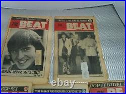 5-Vintage Rock N Roll Magazine The Beat BEATLES, THE BIRDS, ROLLING STONES