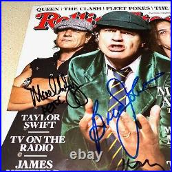 ACDC ANGUS MALCOLM YOUNG BRIAN signed autographed ROLLING STONE MAGAZINE BECKETT