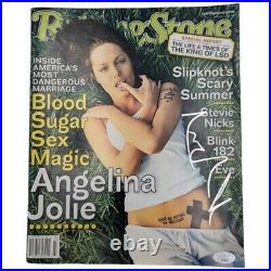 Angelina Jolie Autograph Signed Rolling Stone Magazine Issue 872 July 5 2001 JSA