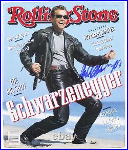 Arnold Schwarzenegger Terminator Signed Rolling Stone Magazine BAS #AB77721