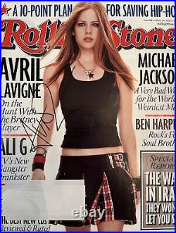 Avril Lavigne signed ROLLING STONE magazine