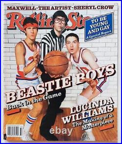 BEASTIE BOYS LUCINDA WILLIAMS Rolling Stone Mag Issue #792 Aug 6 1998 NO LABEL