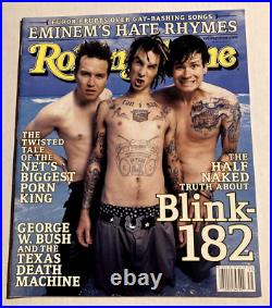 BLINK 182 Rolling Stone Magazine Issue 846 August 3, 2000 NO LABEL NEW