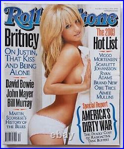 BRITNEY SPEARS Rolling Stone Magazine Issue #932 October 3, 2003 NO LABEL NEW