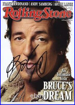 BRUCE SPRINGSTEEN signed ROLLING STONE magazine RARE EXACT video proof
