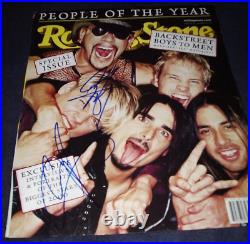 Backstreet Boys Signed Rolling Stone Magazine Carter Mclean Dec 2000 Ultra Rare