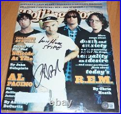 Beckett Rem Michael Stipe-peter Buck-mike Mills Signed Rolling Stone Magazine 34