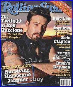 Ben Affleck Signed Rolling Stone Magazine Authentic Autograph 4/1/04 Issue
