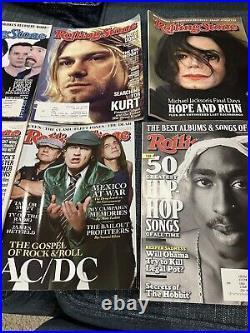 Big Lot 79 Rolling Stone Magazines Last 2 Decades Tupac U2 Bowie AC/DC Jay Z