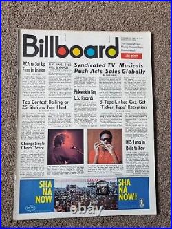 Billboard Nov 1969, Rolling Stones Let It Bleed Concert, Elvis Yoko John Lennon