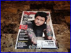 Billie Joe Armstrong Rare Hand Signed Rolling Stone Magazine Green Day + BAS COA