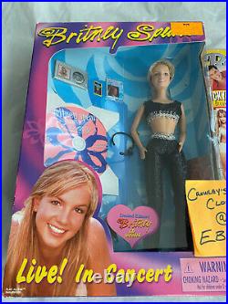 Britney Spears Doll + CD 1999 MTV VMA's With 1999 Rolling Stone Magazine No Label