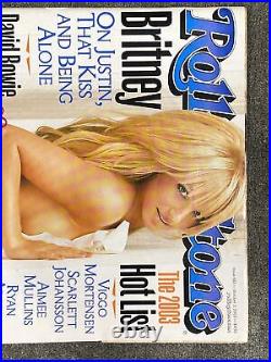 Britney Spears Signed Autographed Rolling Stone Magazine estate sale from 2012