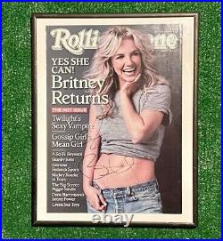 Britney Spears Signed Rolling Stone Magazine December 11 2008 photo cd 1999 2000