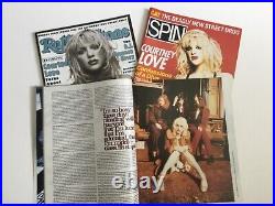 Courtney Love SPIN Magazine Rolling Stone Magazine Lot of 3 Excellent Condition