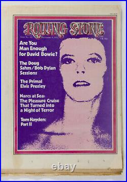 DAVID BOWIE MICK ROCK in AMERICA Danny Lyon RARE Rolling Stone UK magazine 1972