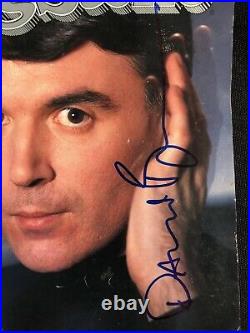 David Byrne Hand Signed Vintage Rolling Stone Magazine / Jsa Coa