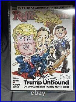 Donald Trump Ted Cruz Marco Rubio Signed 2016 Rolling Stone Magazine JSA Cert