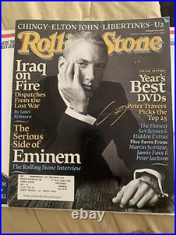 EMINEM SLIM SHADY SIGNED AUTOGRAPHED Rolling Stone Magazine