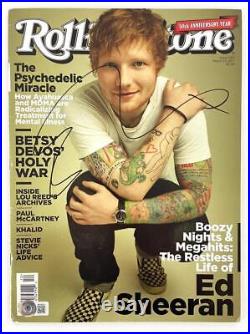 Ed Sheeran Signed Autograph Rolling Stone Magazine Divide Multiply with Beckett