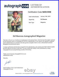 Ed Sheeran Signed Autograph Rolling Stone Magazine Divide Multiply with Beckett