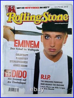Eminem / Dido / Burning Man / Stereophonics German Rolling Stone Magazine 2/2001