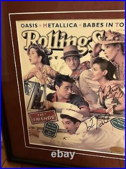 FRIENDS Rolling Stones Magazine Cast Signed -COA