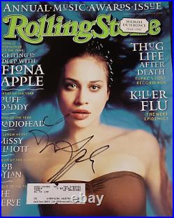 Fiona Apple Signed Rolling Stone Magazine Cover Only Jan 1998 #778 Ultra Rare