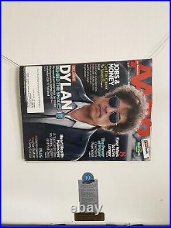 Framed 1976 Rolling Stone Magazine Cover Poster With Bob Dylan