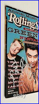 Green Day X3 Billie Joe Armstrong Mike & Tre Signed Rolling Stone Magazine Psa