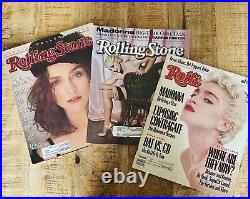 HUGE ROLLING STONE 80-90'S Magazine LOT. (50) SINEAD, ROBIN WILLIAMS, AXL, U2