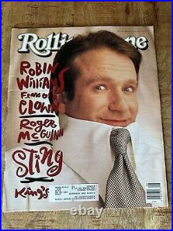 HUGE ROLLING STONE 80-90'S Magazine LOT. (50) SINEAD, ROBIN WILLIAMS, AXL, U2